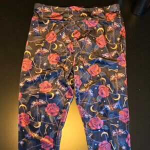 KILLSTAR Leggings - Ora Gothic Occult Moon Moth Rose Punk